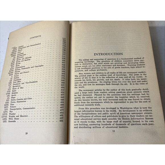 Answers To Questions Hardcover Book by Frederic J Haskin 1926 Homeschooling Gem - Picture 11 of 16